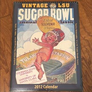 Vintage LSU Sugar Bowl 2012 Calendar